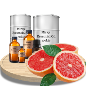 Grapefruit Essential Oil - Bright citrus aroma that energizes and refreshes.