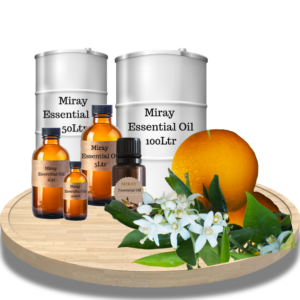 Orange Blossom Essential Oil - Delicate floral citrus aroma for radiant beauty and luxury fragrance.